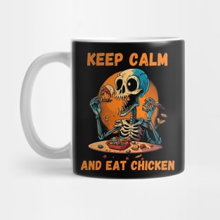 keep calm and eat chicken Mug